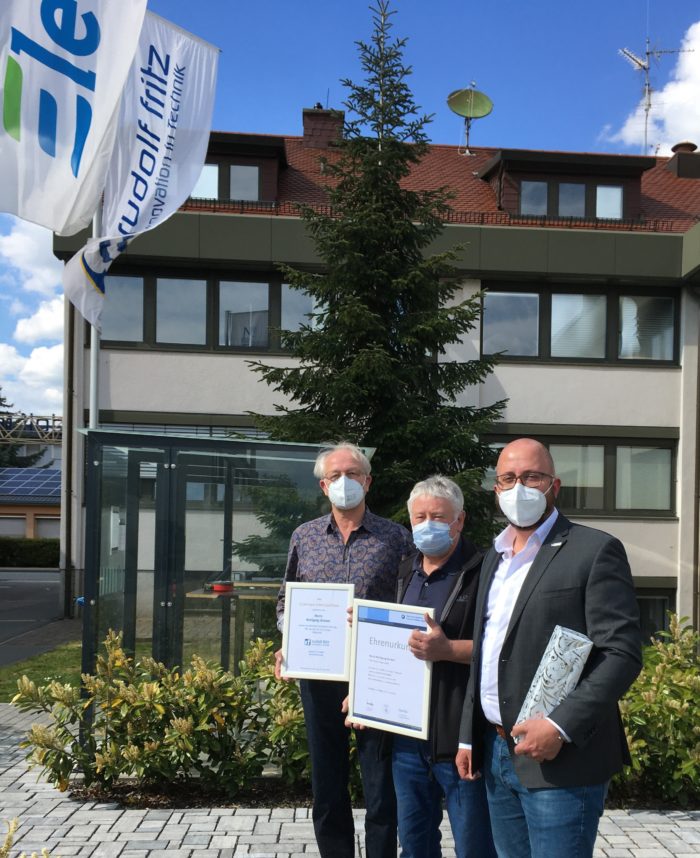 Jubilarenehrung Rudolf Fritz GmbH