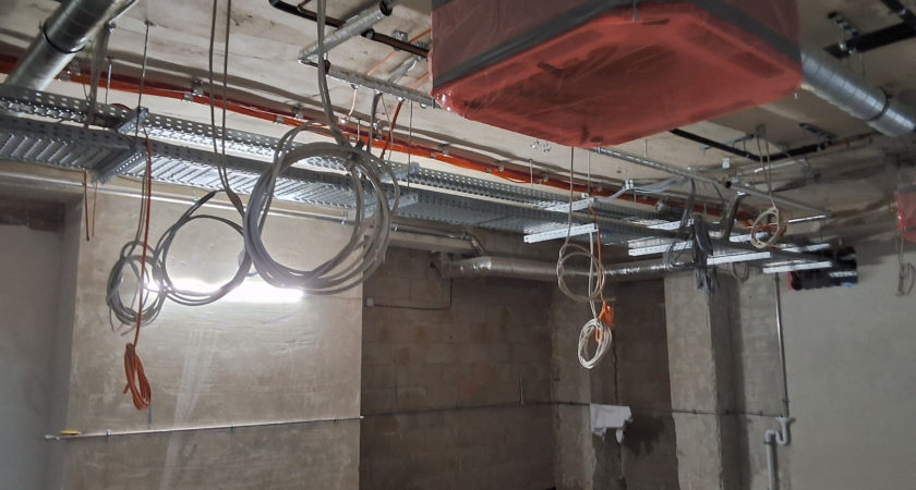 Baustellen Elektroinstallationsarbeiten